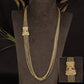 Traditional Lakshmi centre with fine multi strand Antique Mope Chain