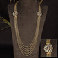 Multi Strand Mope Chains with Intricate Floral Connectors