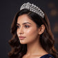 Signature Crown With Flowing Framework And Petal Accents