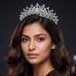 Statement Crown Showcasing Intricate Bloom Patterns