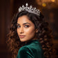 Graceful Crown with pointed arches and petal-like openwork