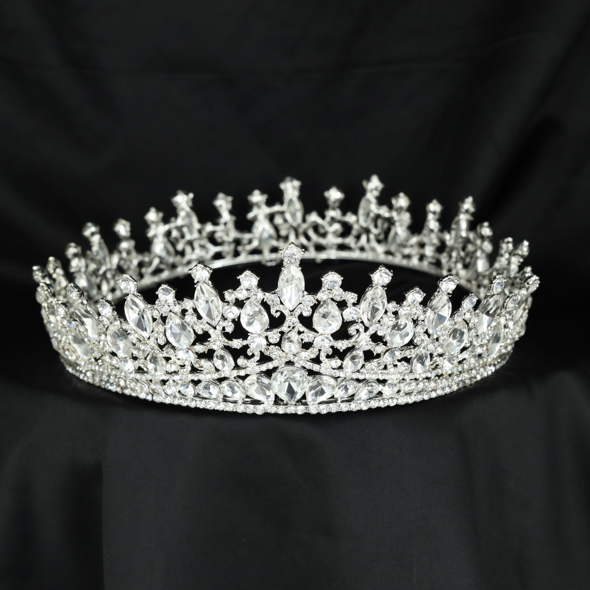 Enchanting Crown featuring intricate leaf forms and elegant floral detailing