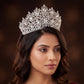 Embellished Crown featuring graceful scrollwork and balanced raised elements