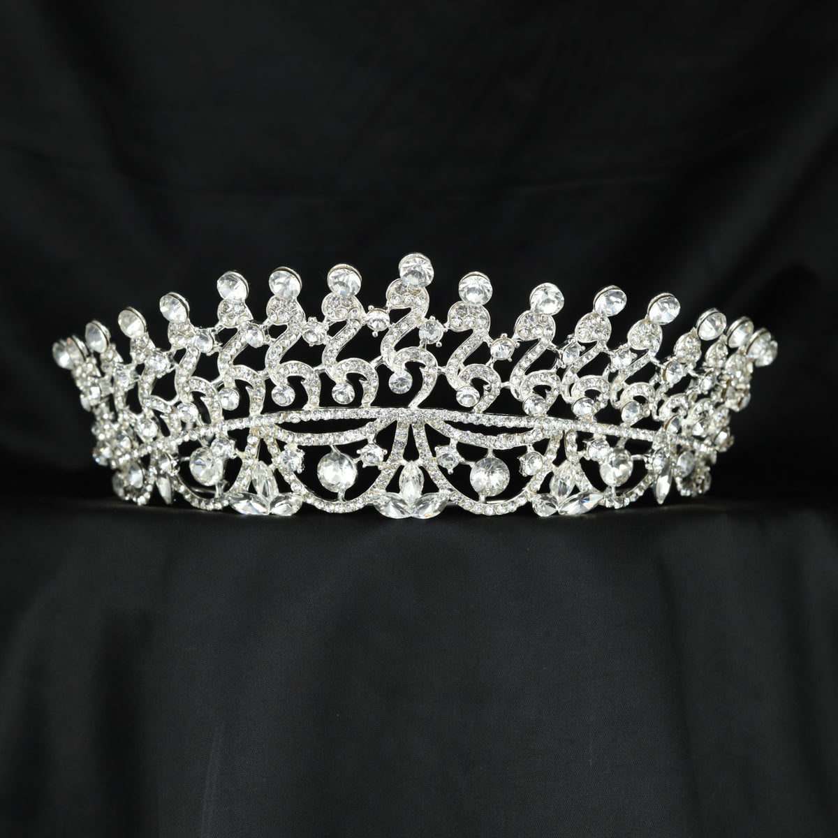Classic Crown featuring graceful curling elements and an ornate structured band