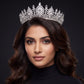 Luxury Crown with an ornate centrepiece, fine openwork and graceful side detailing