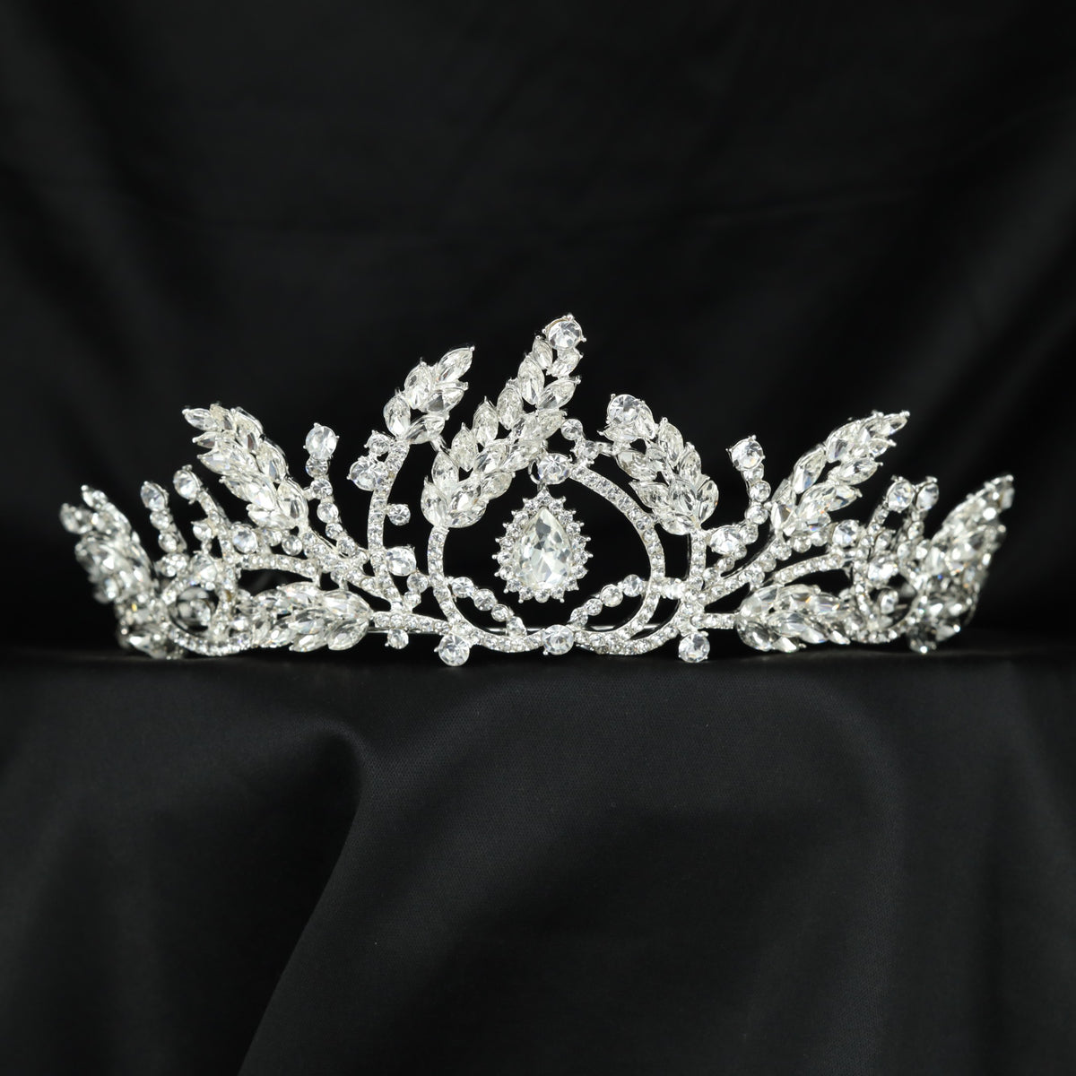 Premium Crown featuring graceful foliage details and an elegant central accent