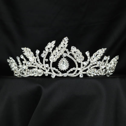 Premium Crown featuring graceful foliage details and an elegant central accent
