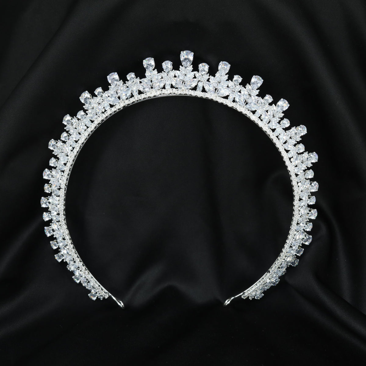 Premium Crown with detailed openwork and beautifully arranged raised elements