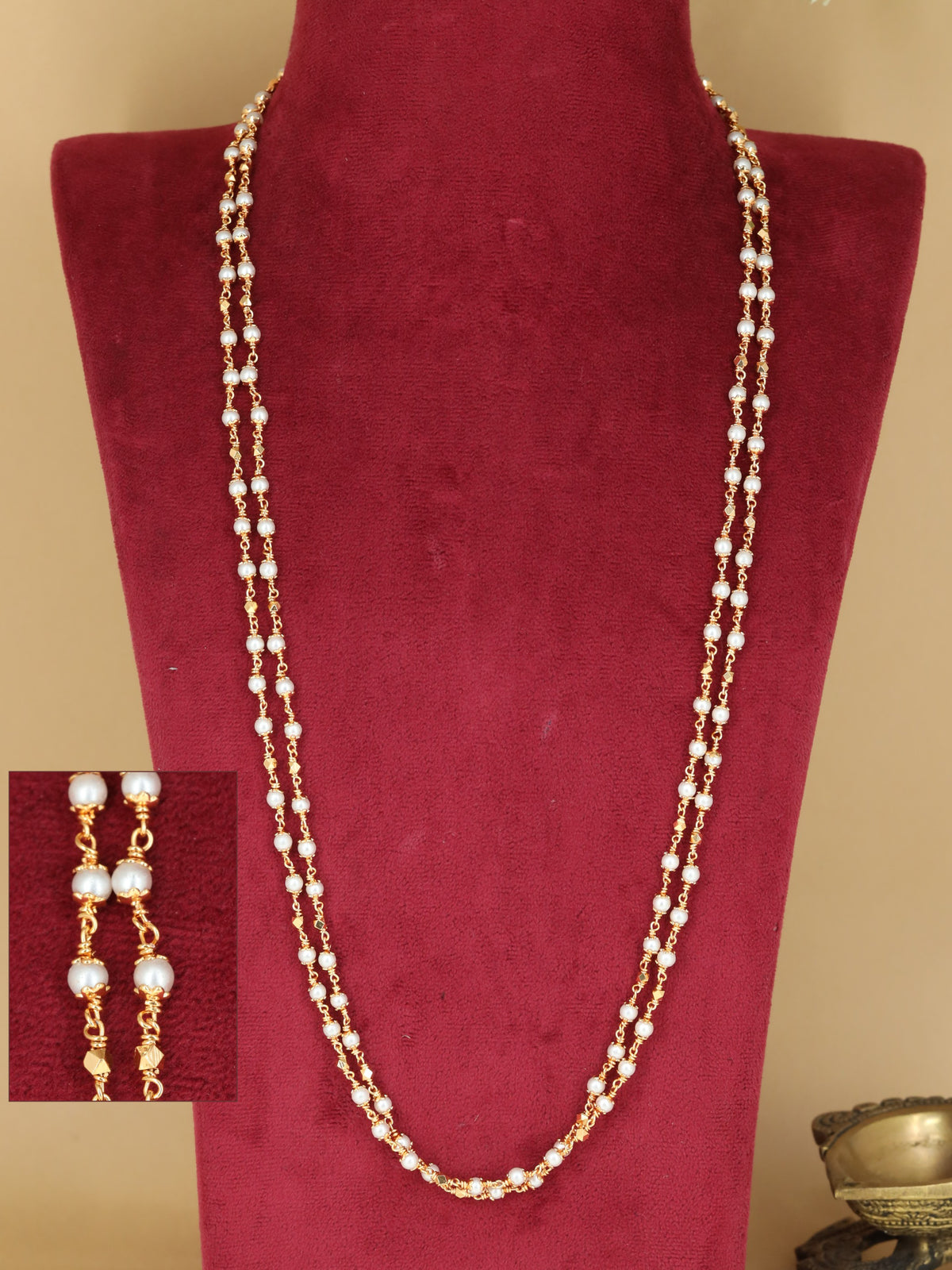 Premium Long Beads Chain With Classic Beaded Chain Design