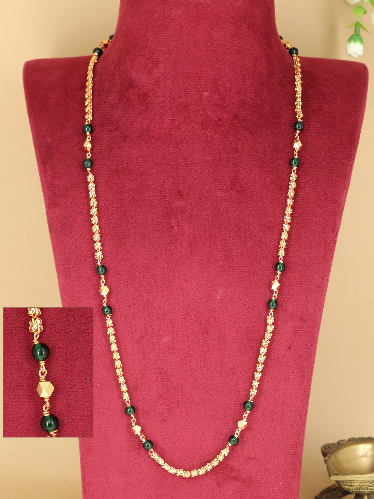 Heritage Beads Chain With Ornamental Bead Accents