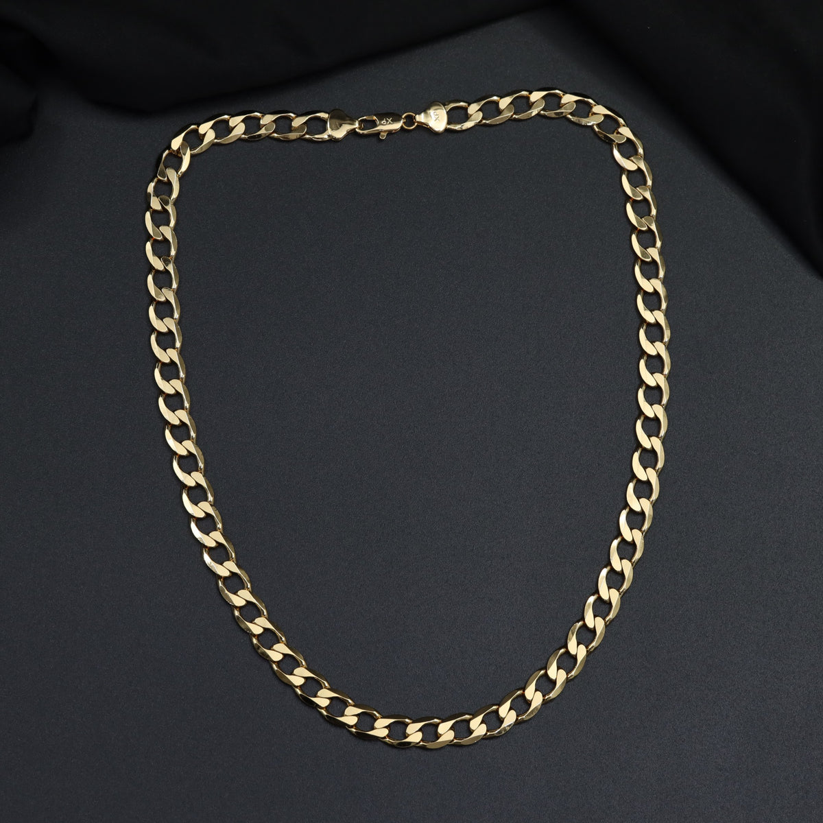Bold Curb Link Gold Polish Chain