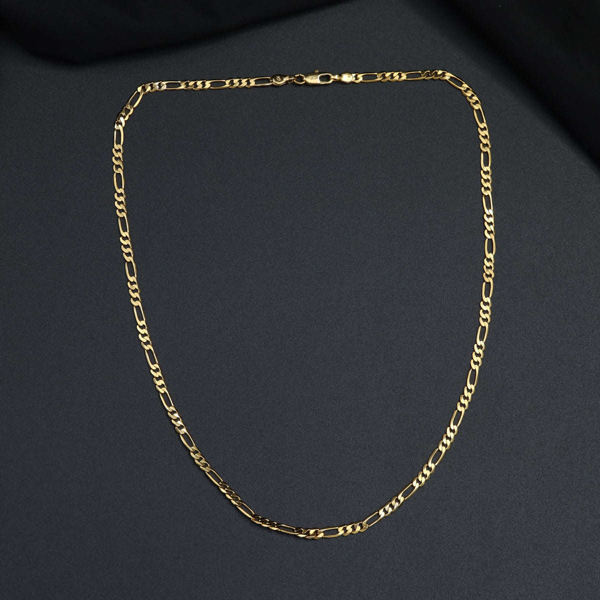 Figaro Style Gold Polish Chain