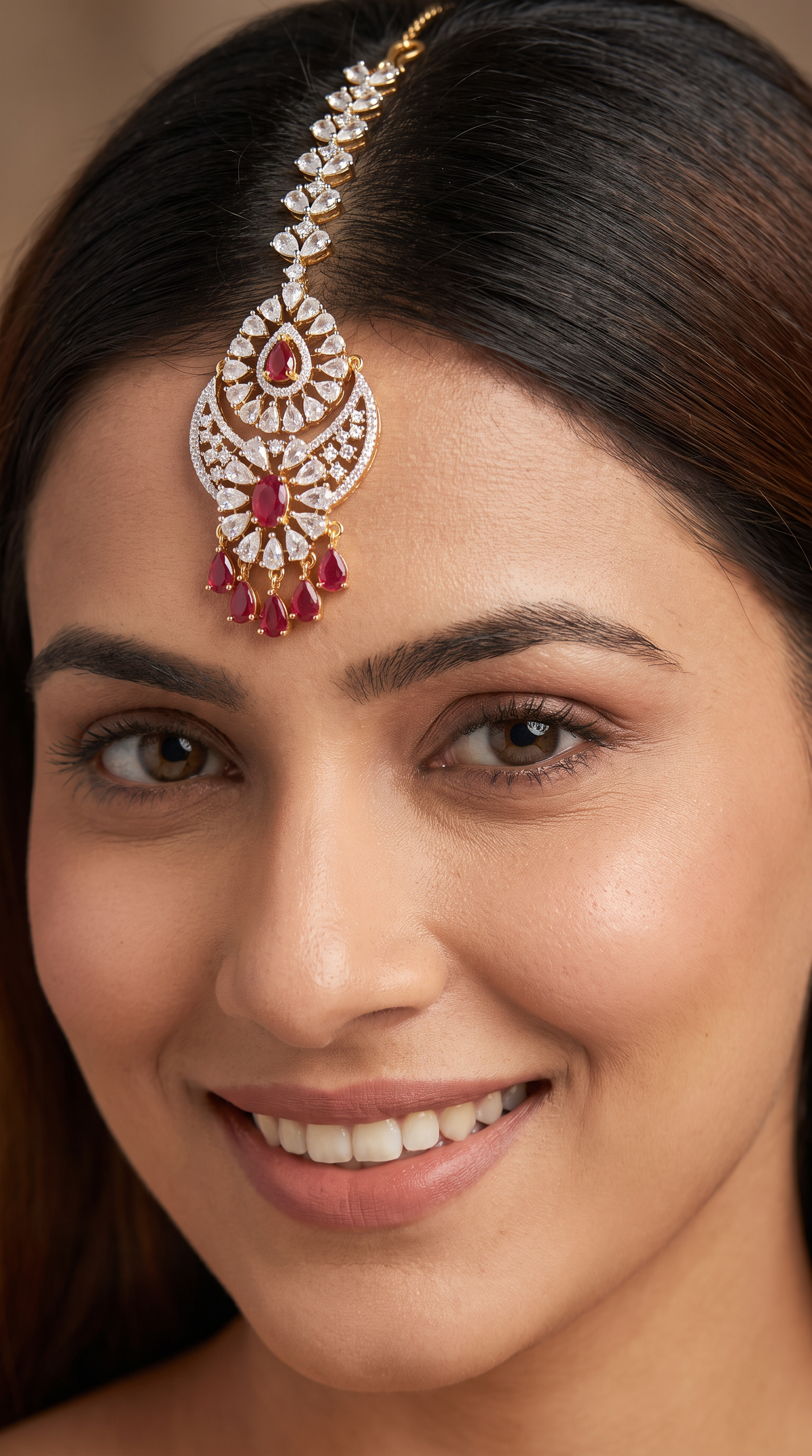 Decorative Drop Tikka with Balanced End Hangings