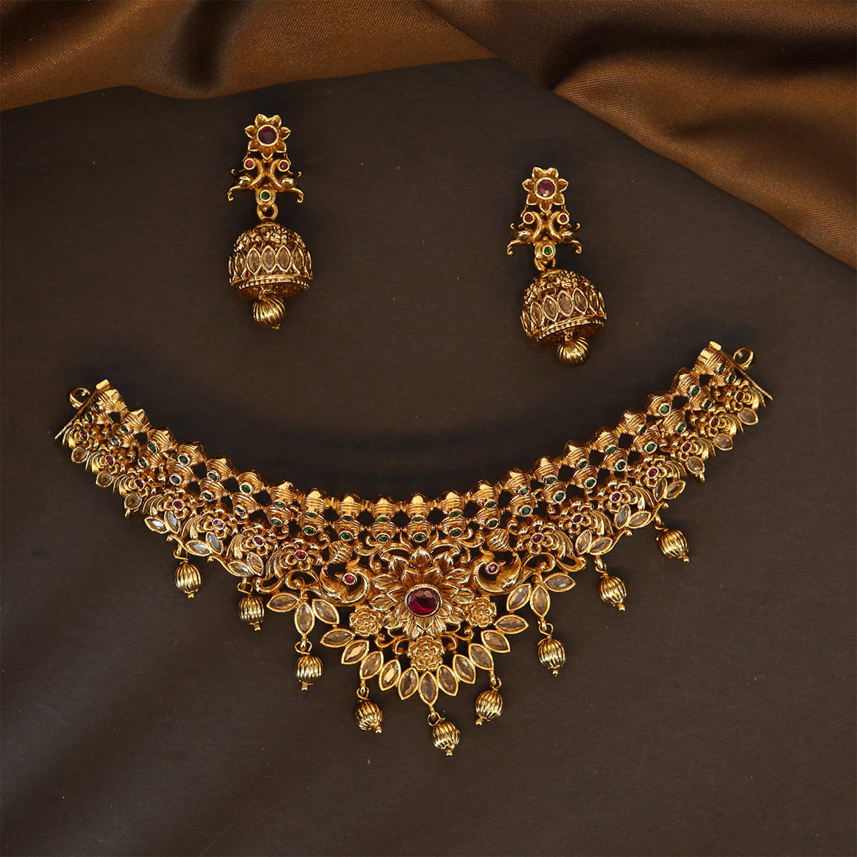 Floral Radiance Choker Set