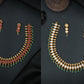 Silver Reversible Oval Stone Necklace Set