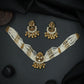 Silver Lakshmi Pearl-Strand Choker Set