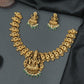 Divine Lotus Majesty Temple Necklace Set