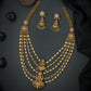 Silver Lakshmi Triple-Layer Long Haara