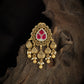 Antique Silver Statement Jade Bille