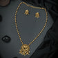 Classic Temple Beaded Necklace Set with Elephant Motif
