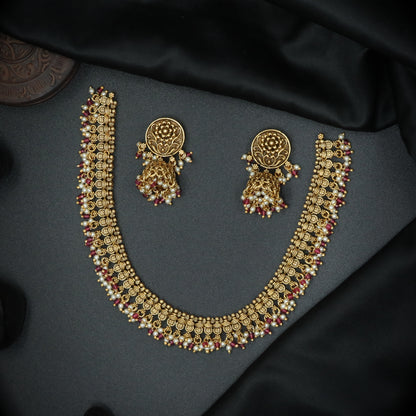 Regal Blossom Heritage Necklace Set
