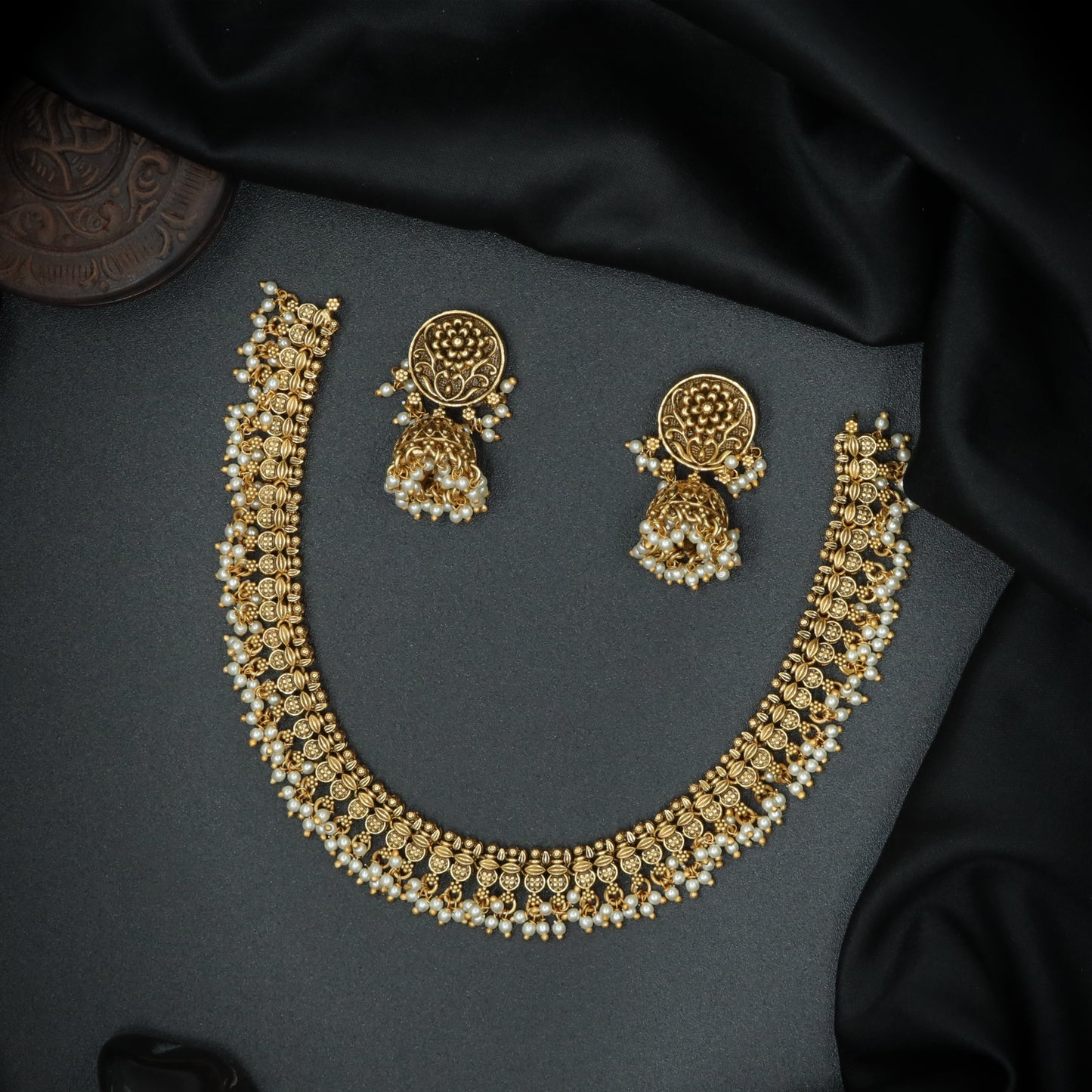 Regal Blossom Heritage Necklace Set