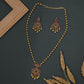 Floral Drop Chain with Ornamental Pendant