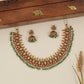 Grand Lakshmi Antique Necklace with Decorative Fringe Finish