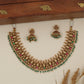 Grand Lakshmi Antique Necklace with Decorative Fringe Finish