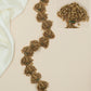 Temple Lakshmi Antique Long Jade with Floral Segment Panels