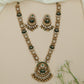 Blaze Disc Kundan Long Haara with Hanging Ball Border