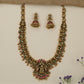 Grand Peacock Connector Pendant Long Haara Necklace