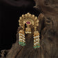 Bridal Filigree Drop Antique Jade Bille