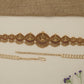 Indrani Lakshmi Antique Waist Belt with Curved Border Detailing