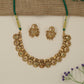Luxury Circular Border Antique Necklace with Ornamental Link Detailing