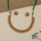 Designer Floral Stud Antique Necklace Set