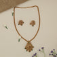 Heritage Peacock Disc Antique Chain With Pendant