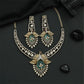 Victorian Necklace with an elaborate peacock and feather detailing