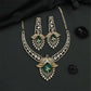 Victorian Necklace with an elaborate peacock and feather detailing
