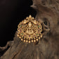 Lakshmi jade bille with twin peacock crown and bead drops