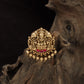 Traditional temple arch jade bille with seated Lakshmi and bead fringe detailing