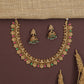 Royal Arch Antique Necklace with Peacock Side Connectors