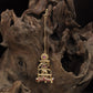 Emblem Frame Kundan Tikka with Curved Arch Layout
