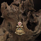 Moonlit Crest Kundan Tikka with Structured Hanging Border