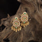 Everglen Hanging Kundan Hanging with Oval Center Arrangement