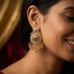 Everglen Hanging Kundan Hanging with Oval Center Arrangement