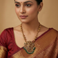 Peacock Chain with Pendant and Lakshmi Temple Centerpiece