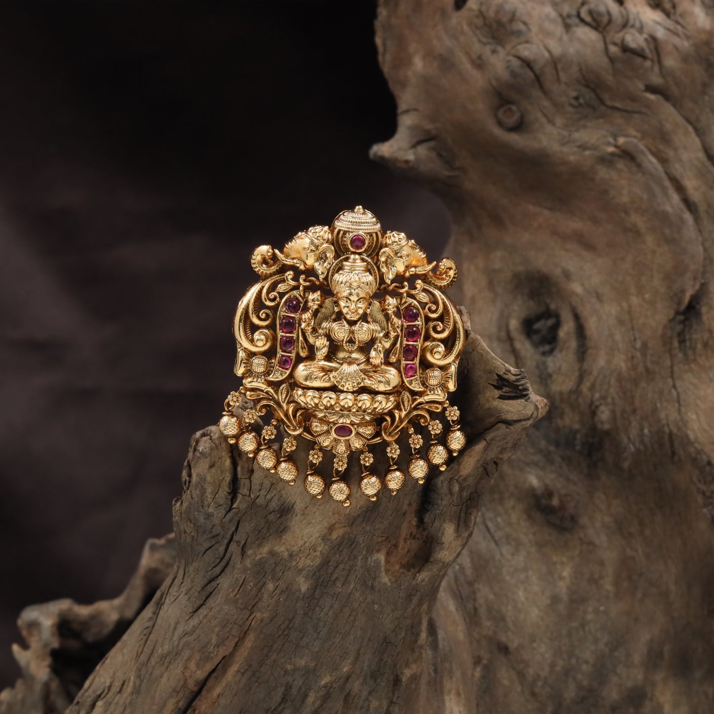 Royal Lakshmi Jade Bille with Elephant Arch Side Detailing