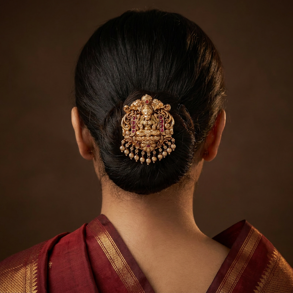 Royal Lakshmi Jade Bille with Elephant Arch Side Detailing