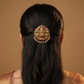 Royal Lakshmi Jade Bille with Elephant Side Panels and Fringe Drops